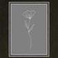 Minimalist Flower Gray