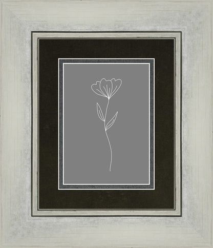 Minimalist Flower Gray
