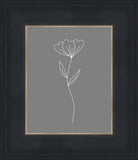 Minimalist Flower Gray