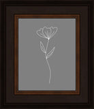 Minimalist Flower Gray