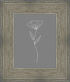 Minimalist Flower Gray