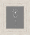 Minimalist Flower Gray