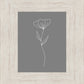 Minimalist Flower Gray
