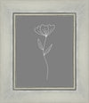 Minimalist Flower Gray