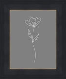 Minimalist Flower Gray