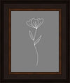 Minimalist Flower Gray