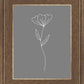Minimalist Flower Gray