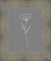 Minimalist Flower Gray