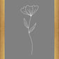 Minimalist Flower Gray