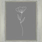 Minimalist Flower Gray