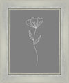 Minimalist Flower Gray