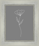 Minimalist Flower Gray