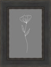 Minimalist Flower Gray