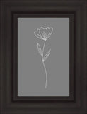 Minimalist Flower Gray