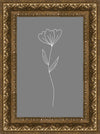 Minimalist Flower Gray