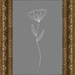 Minimalist Flower Gray