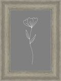 Minimalist Flower Gray