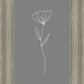 Minimalist Flower Gray