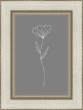 Minimalist Flower Gray