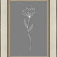 Minimalist Flower Gray