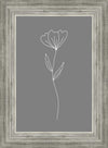 Minimalist Flower Gray