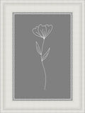 Minimalist Flower Gray