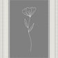 Minimalist Flower Gray