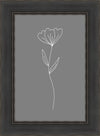 Minimalist Flower Gray