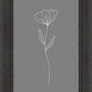 Minimalist Flower Gray