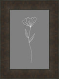 Minimalist Flower Gray