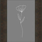 Minimalist Flower Gray