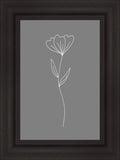 Minimalist Flower Gray