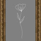 Minimalist Flower Gray