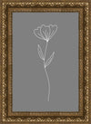 Minimalist Flower Gray