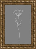 Minimalist Flower Gray