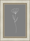 Minimalist Flower Gray