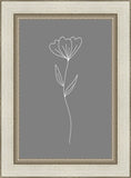 Minimalist Flower Gray