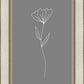 Minimalist Flower Gray