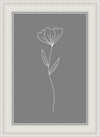 Minimalist Flower Gray