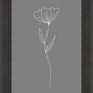 Minimalist Flower Gray