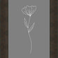 Minimalist Flower Gray