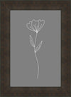 Minimalist Flower Gray