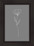 Minimalist Flower Gray