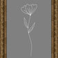 Minimalist Flower Gray