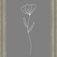 Minimalist Flower Gray