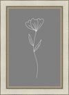 Minimalist Flower Gray