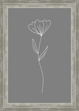 Minimalist Flower Gray