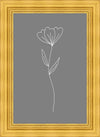 Minimalist Flower Gray