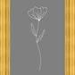 Minimalist Flower Gray