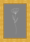 Minimalist Flower Gray